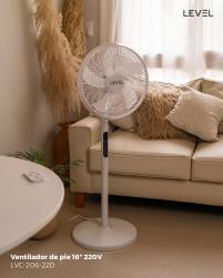 VENTILADOR DE PIE 16" 220V 5 ASPAS 8 VELOCIDADES LEVEL